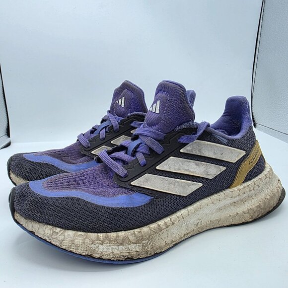 Adidas Grade School Pureboost Light Kids Size 3.5 Purple Athletic shoes Casual - Picture 3 of 14